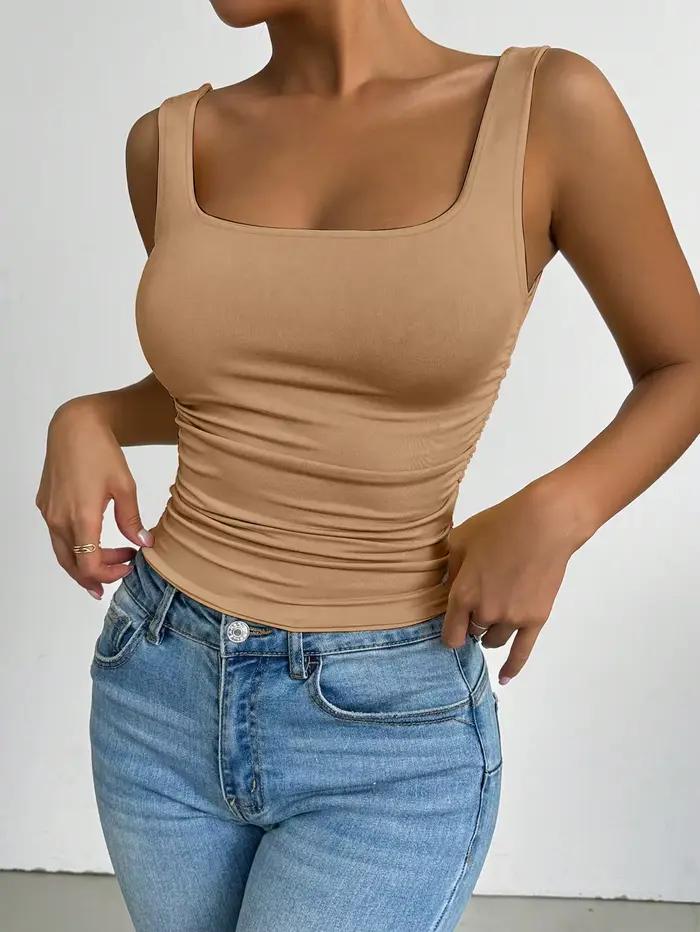 Gilet polyvalent de couleur unie pour femmes, nouvelle mode