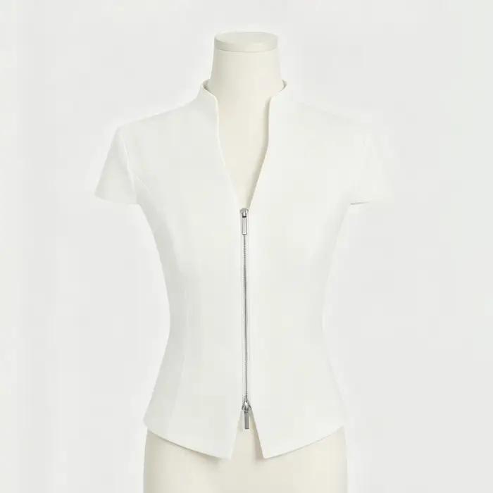 LIMO 2026 Nouvelle Arrivée Gilet Élégant Ajusté à Fermeture Éclair pour Femme Tenue de Bureau