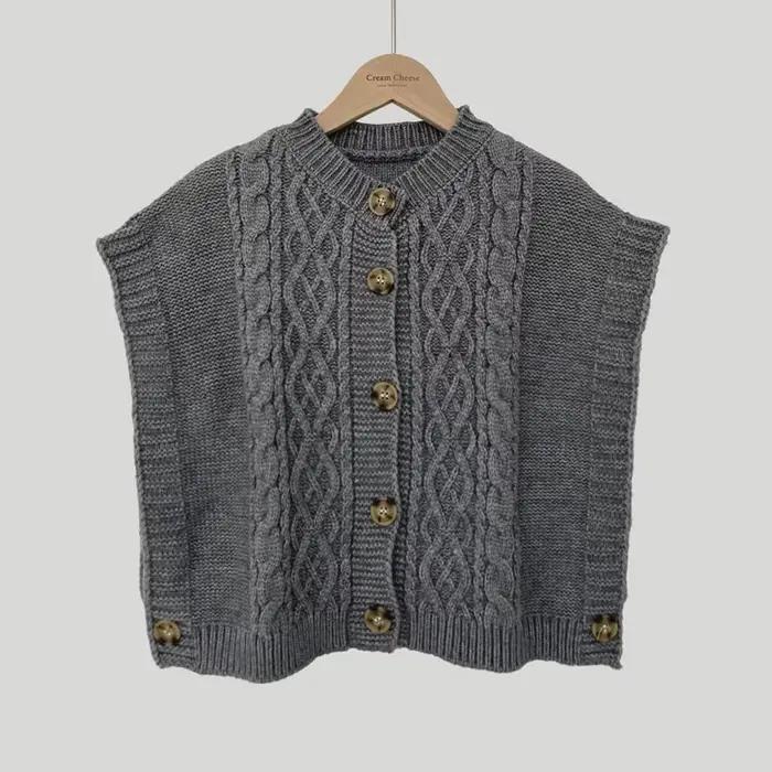 Gilet cardigan tricoté à boutons pour femme 2026 – Gilet pull doux et fluide pour femme