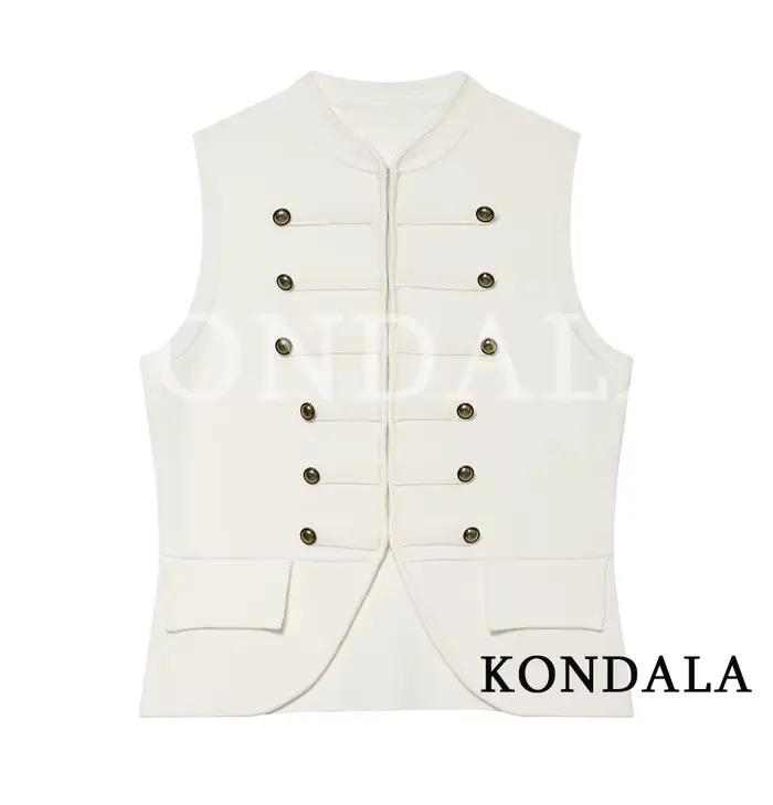 Gilet Tricoté Chic Femme Style Urbain KONDALA 2026 – Nouvelle Tendance Été Élégant pour Vacances, So
