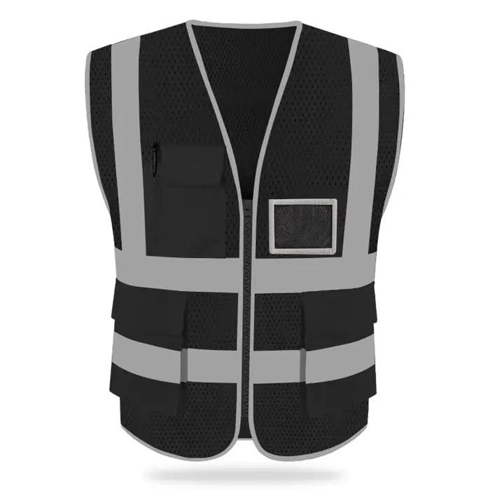 Gilet réfléchissant de travail de sécurité haute visibilité, vêtements de cyclisme en plein air pers