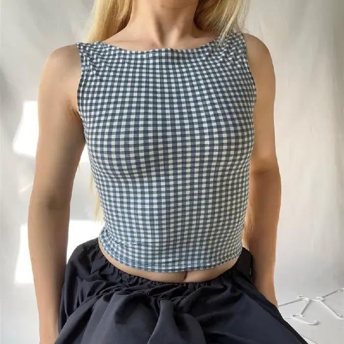 Nouvelle collection été-automne 2026 : Gilet ajusté pour femme, style Spice Girl, avec bretelles à n