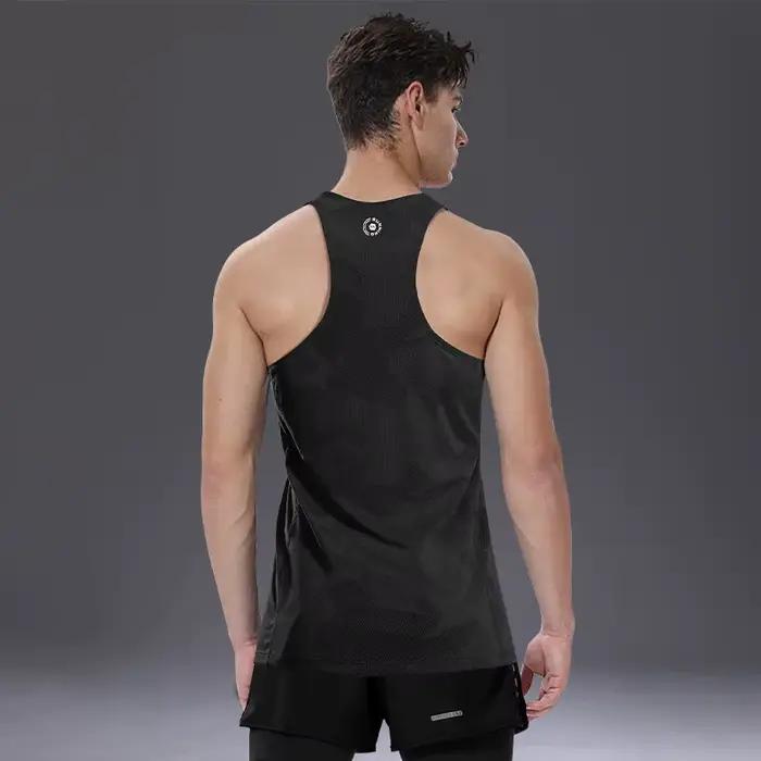 Gilet de course à pied pour marathon, vêtements d'entraînement sportifs d'athlétisme, vêtements à sé