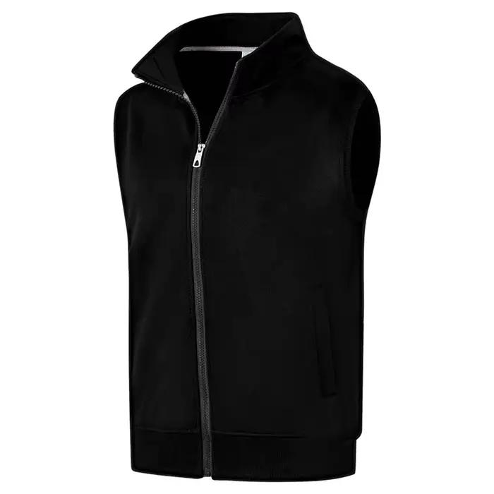 Gilet chaud en velours monochrome, design personnalisé, à la mode, monochrome, logo imprimé, gilet p