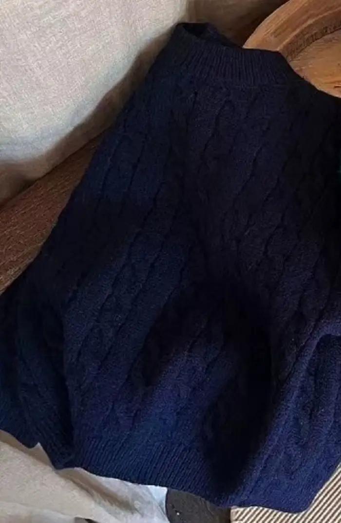 Pull tricoté à rayures torsadées pour bébé garçon et fille, couleur unie, vêtements de printemps et 