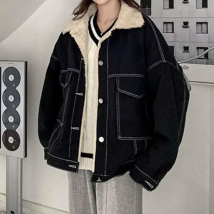Vêtements rétro en coton pour femmes, col montant, fermeture éclair, Vintage, à la mode, nouvelle co