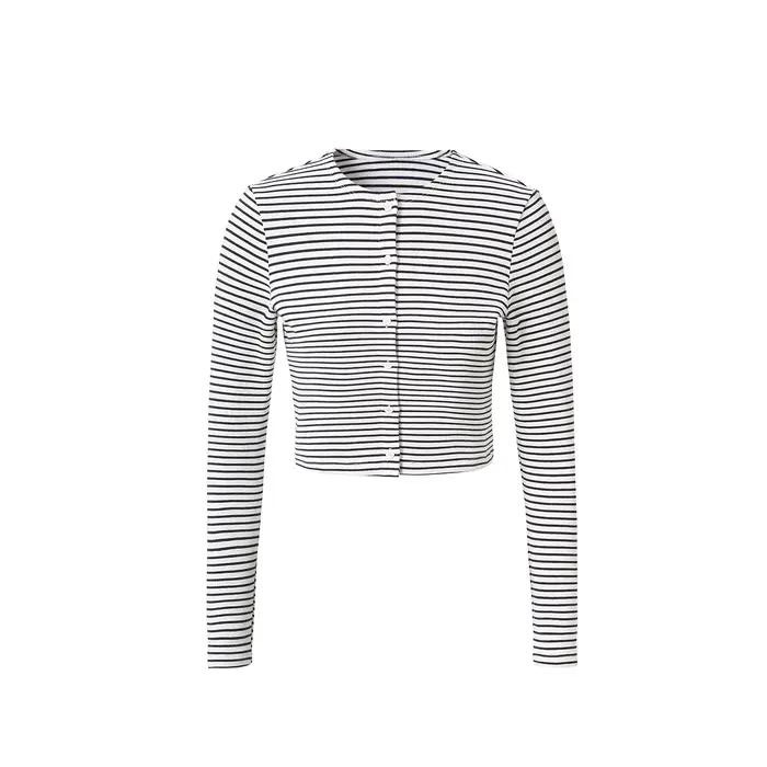 Robe pour femme AP SS2026, cardigan rayé et robe, trois couleurs au choix, tenue élégante pour femme