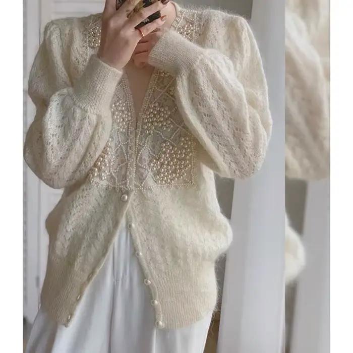 Cardigan pull veste femme printemps 2026 nouveau tempérament haut ample