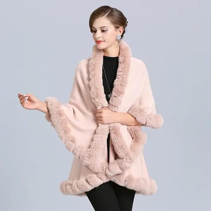 Manteau Cardigan Femme, Grand Pendule, 2 Couches, 9 Couleurs, Monochromatique, String, Col Fausse Fo