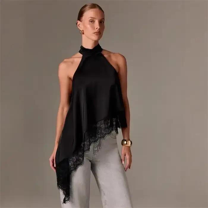Pull tricoté à manches mi-longues pour femme, col haut, ample, en fourrure, couleur unie, Chic, nouv