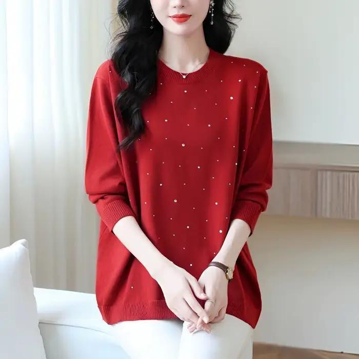 Pull à col rond pour femmes