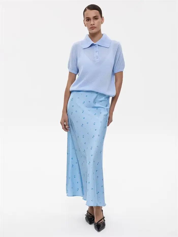 Pull en tricot à manches courtes pour femmes