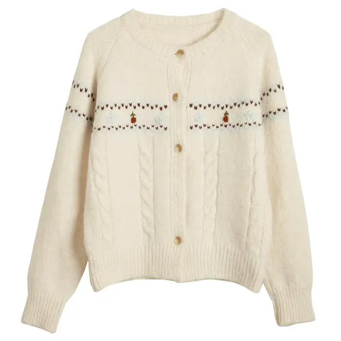 Cardigan OLrain style Mori Girl pour femme