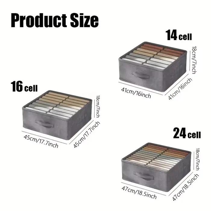 1PC garde-robe vêtements rangement organisateur pantalon pull T-Shirt boîte