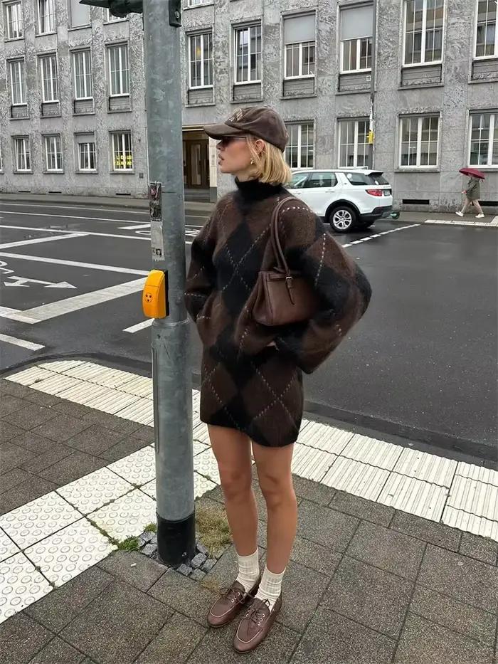 Pulls tricotés flou pour femmes