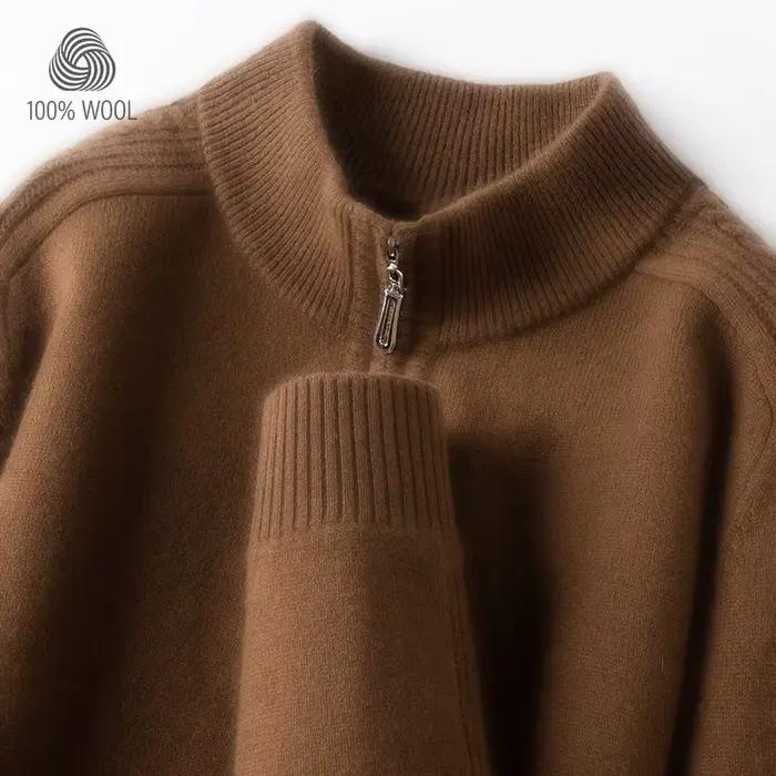 Pull 100% laine vierge pour hommes