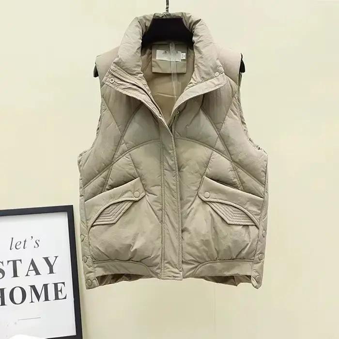 Gilet bouffant chaud pour femme