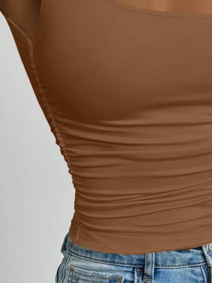 Gilet polyvalent de couleur unie pour femmes, nouvelle mode