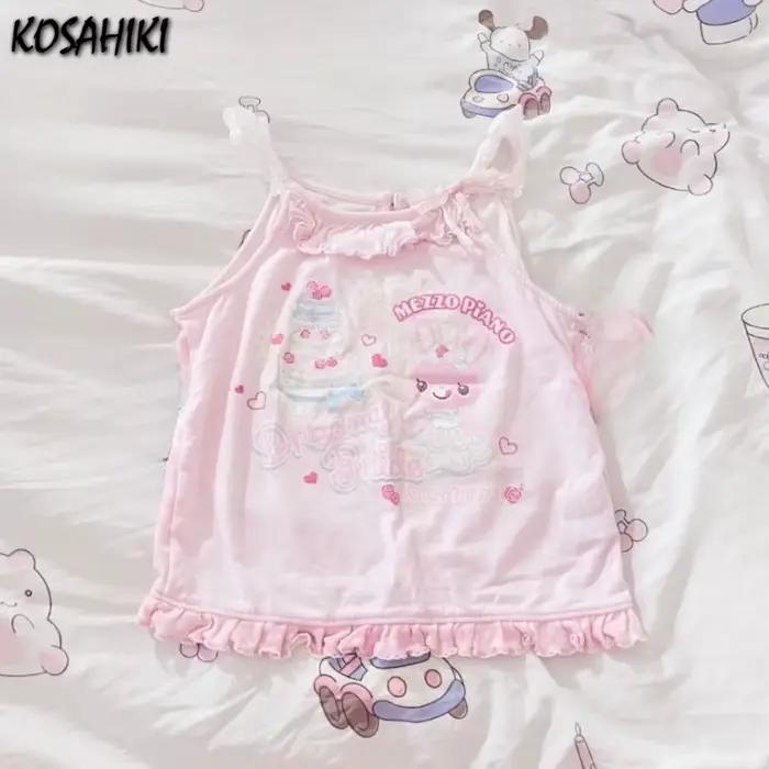Gilet féerique japonais Kawaii avec nœud mignon
