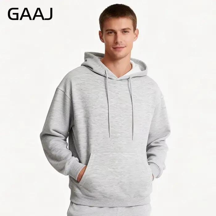 Sweat à capuche GAAJ en polyester pour homme et femme, style décontracté et confortable pour les occasions décontractées automnales et hivernales