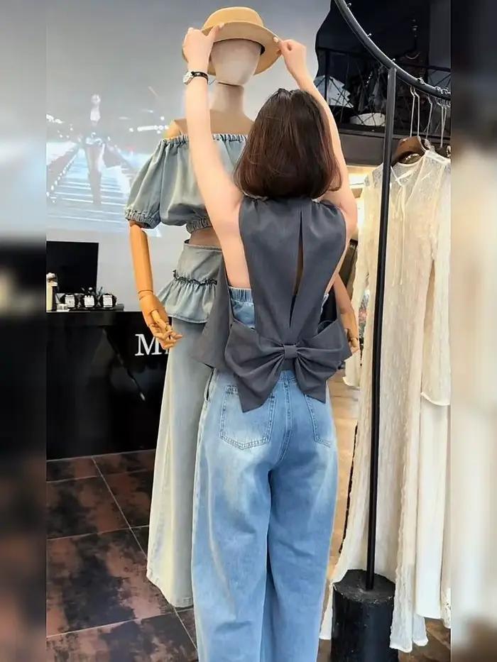 Vestes amples sans manches pour femmes