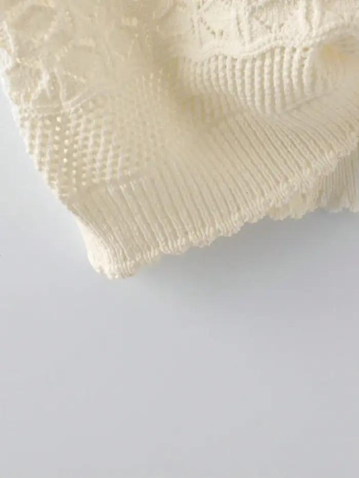 Nouveau pull tricoté élégant multicolore pour femme – Tissu polyvalent et tendance pour l'été et les trans-saisons