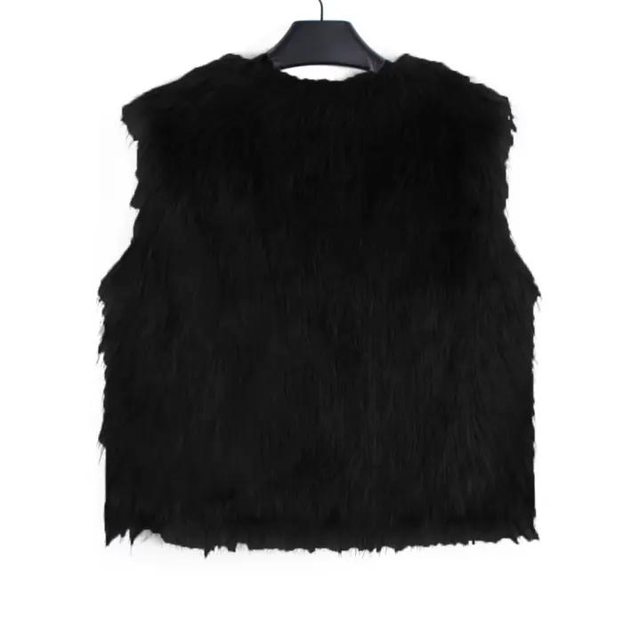 Gilet en fausse fourrure pour femme
