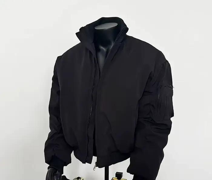 Veste courte pour homme, printemps et automne, silhouette tendance