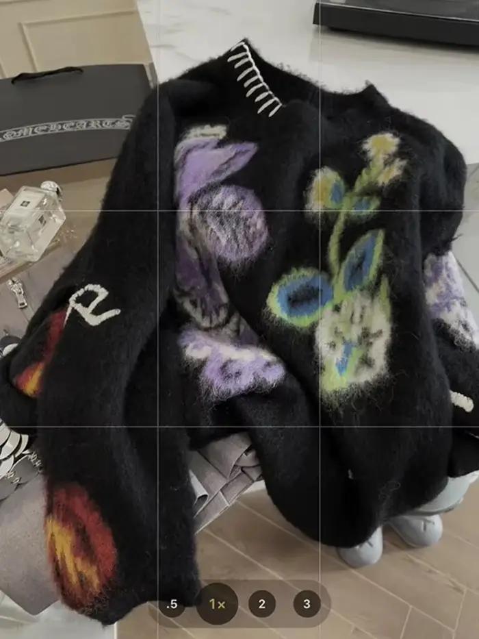 Pulls à col rond Harajuku pour femmes
