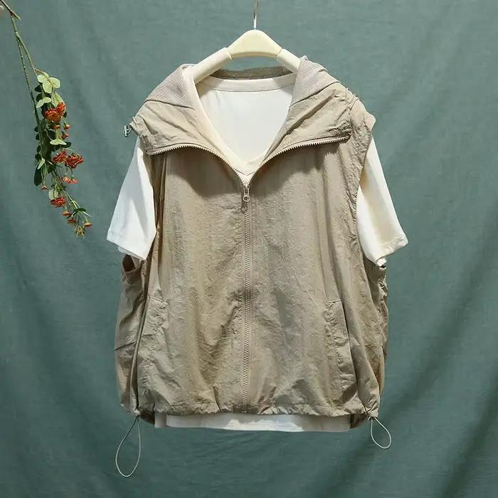 Gilets Cargo à capuche pour femmes