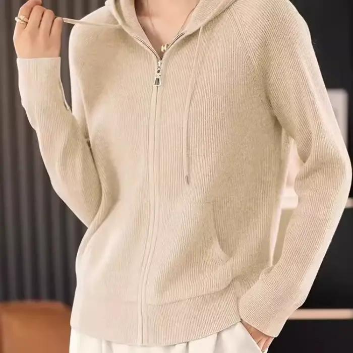 Cardigan à col rabattu pour femme
