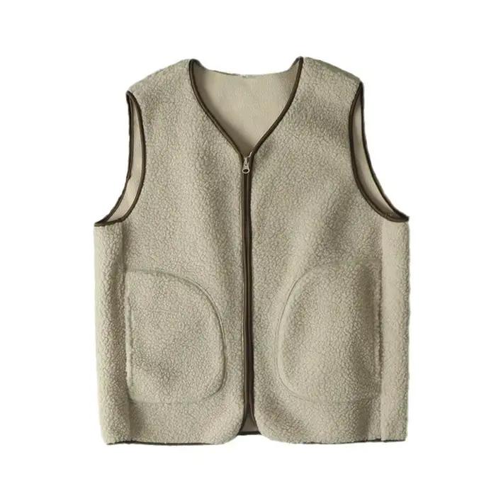 Gilet polaire Double face de Style nordique