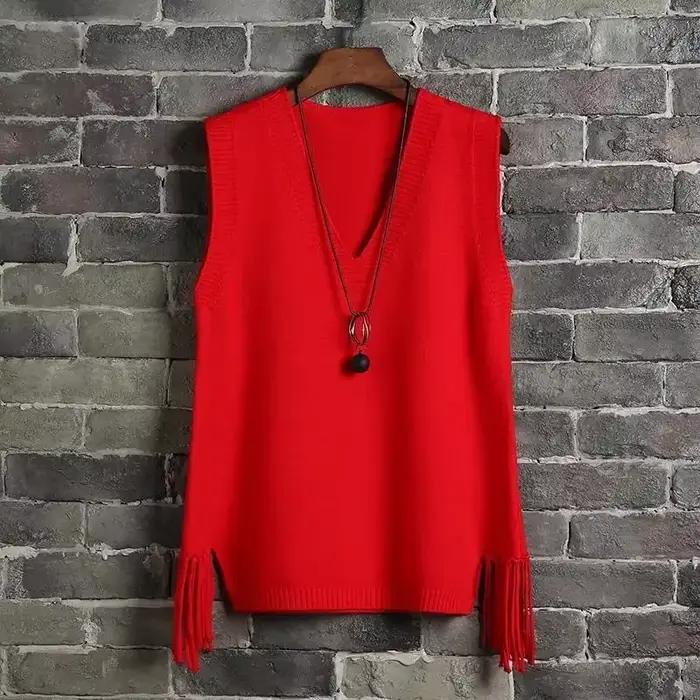 Gilet court à col en v pour femme
