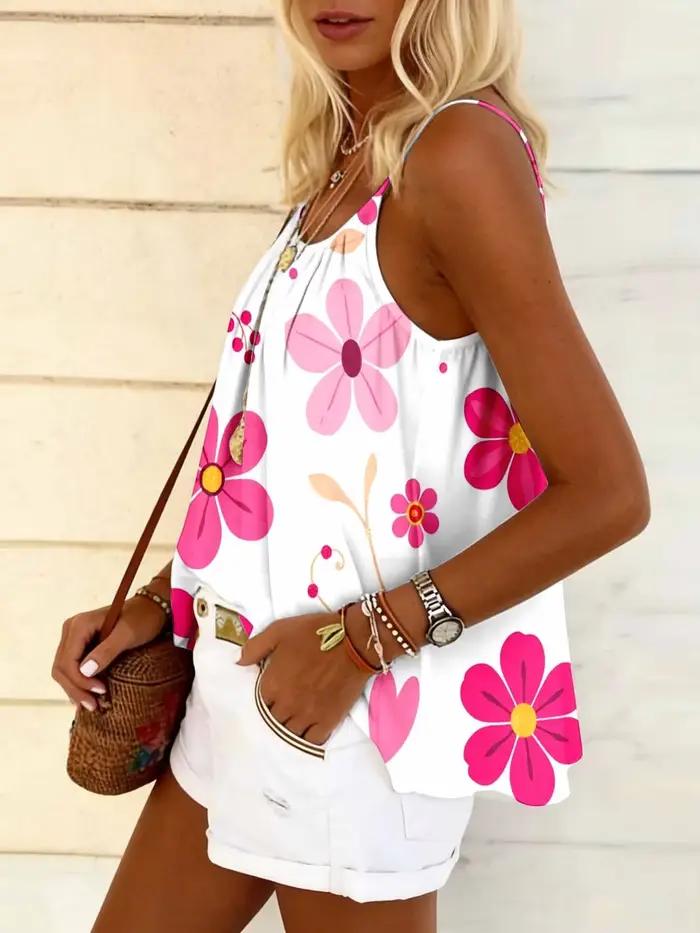 Camisole florale douce