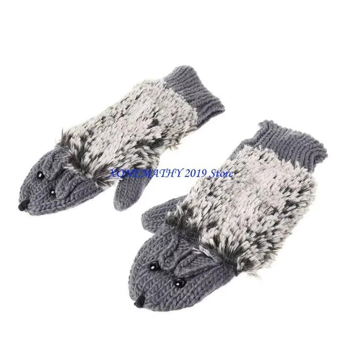 F42F – gants hérisson pour femmes filles