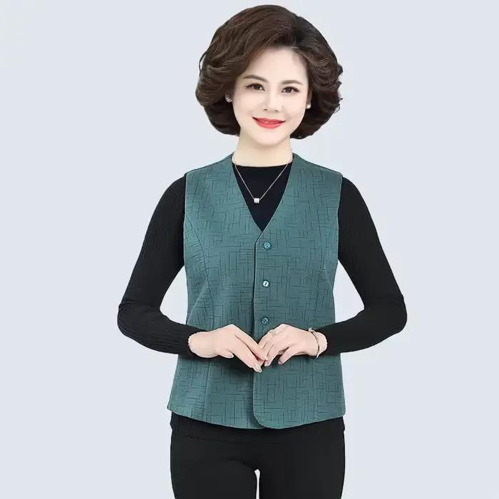 Gilet décontracté pour femmes d'âge mûr