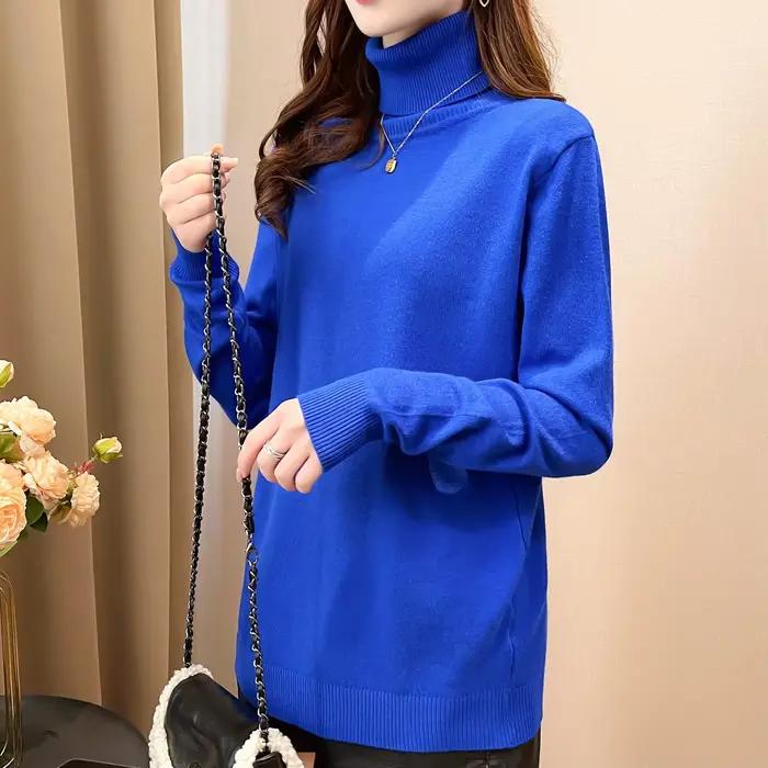 Pull à col haut pour femme