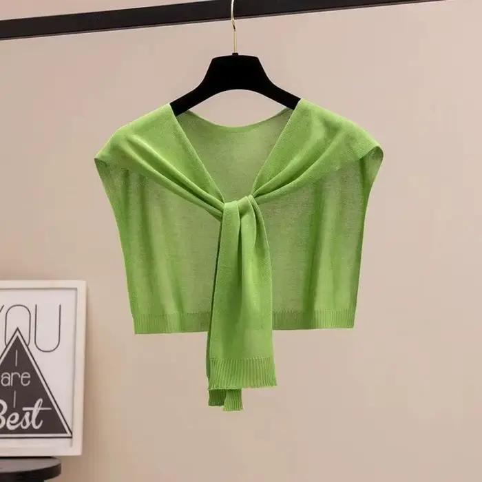 Châle fin en tricot de style coréen
