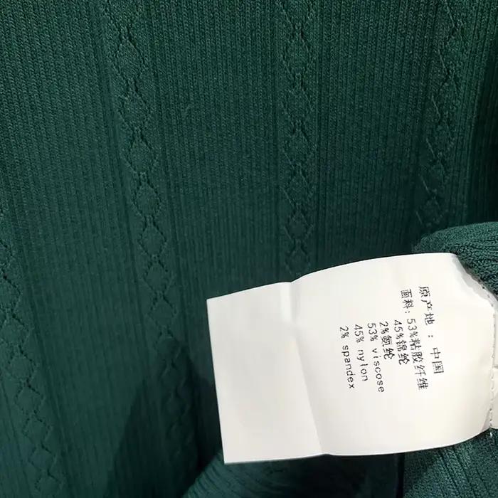 Pull torsadé vert noirâtre pour femmes