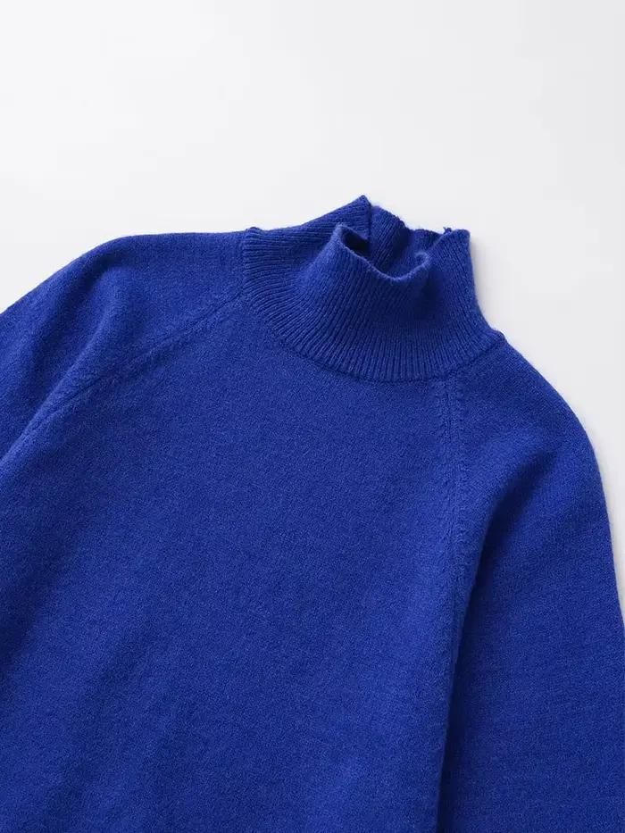 NLZGMSJ – pull tricoté décontracté pour femme