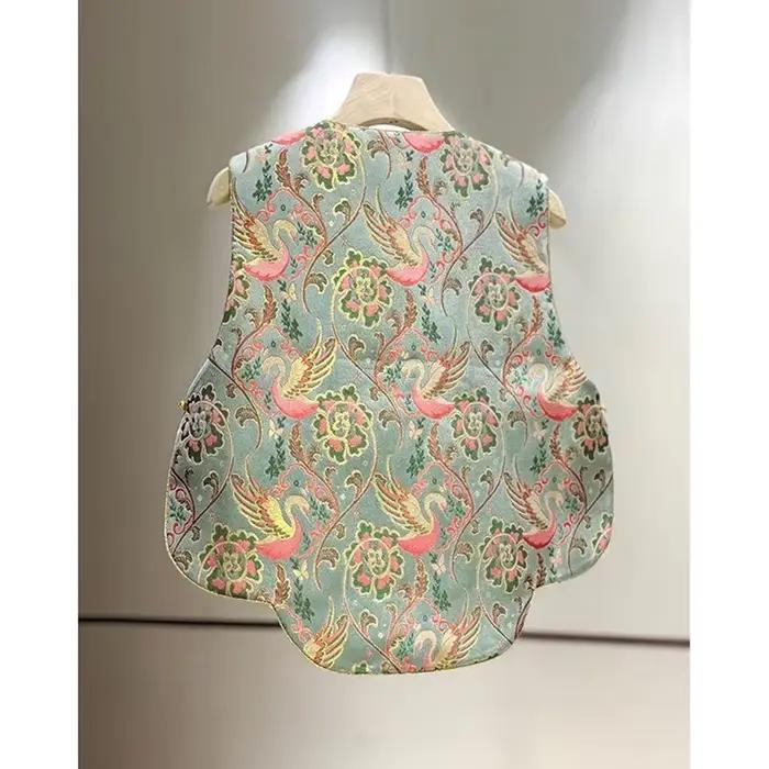 Nouveau Gilet Brodé pour Femme