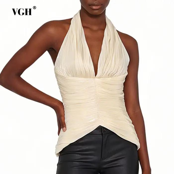 VGH Gilet court amincissant sexy pour femmes