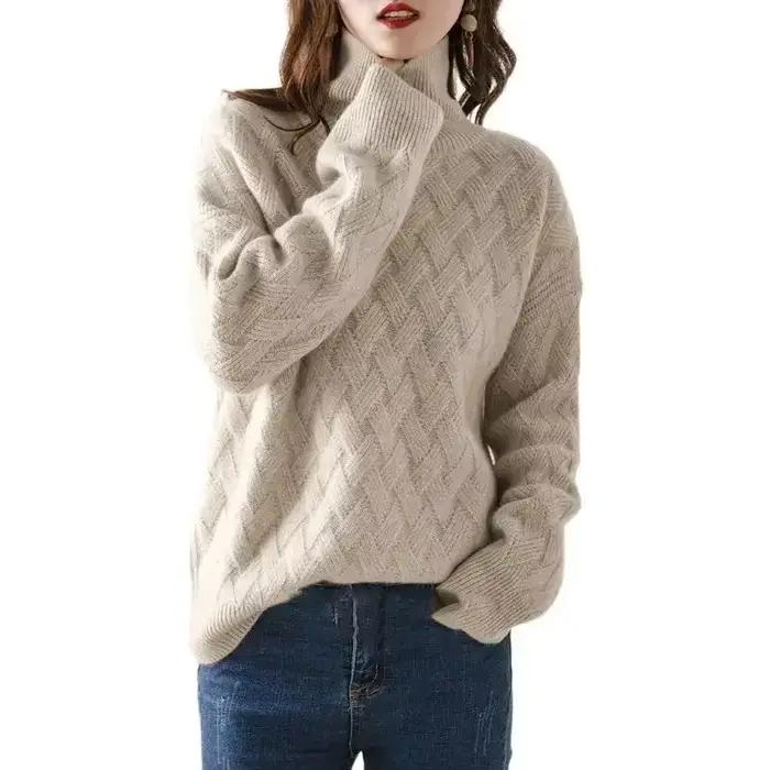 Nouveau Pull épais surdimensionné femmes