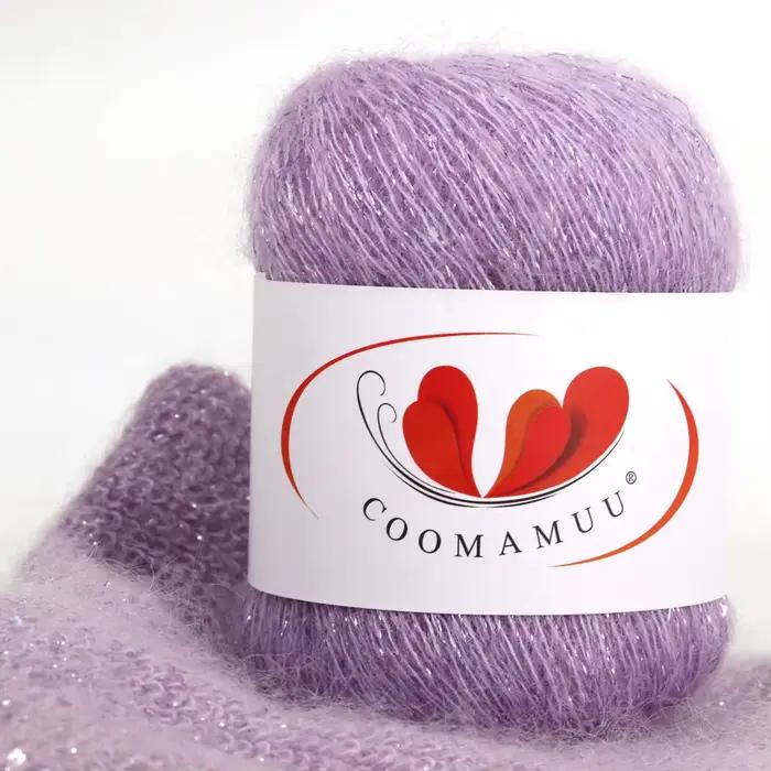Fil à paillettes Mohair pour femmes