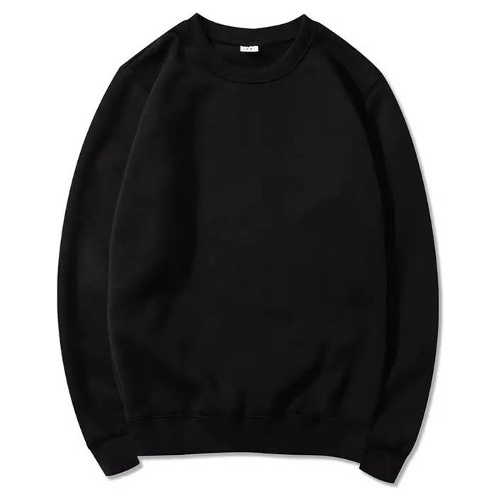Printemps automne femmes sweat quotidien pull décontracté couleur unie vêtements de sport confort haut col en o ample à manches longues sweat-shirt