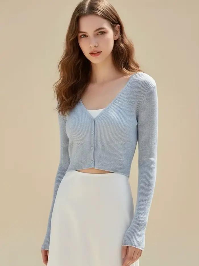 Cardigan coréen pour femme