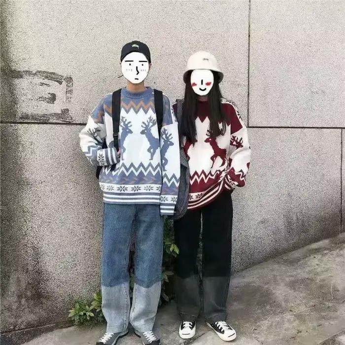 Pull de noël pour Couple