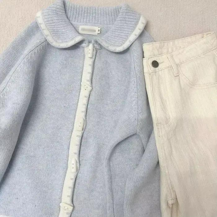 Pull en Corne à Col Beurre pour Femme