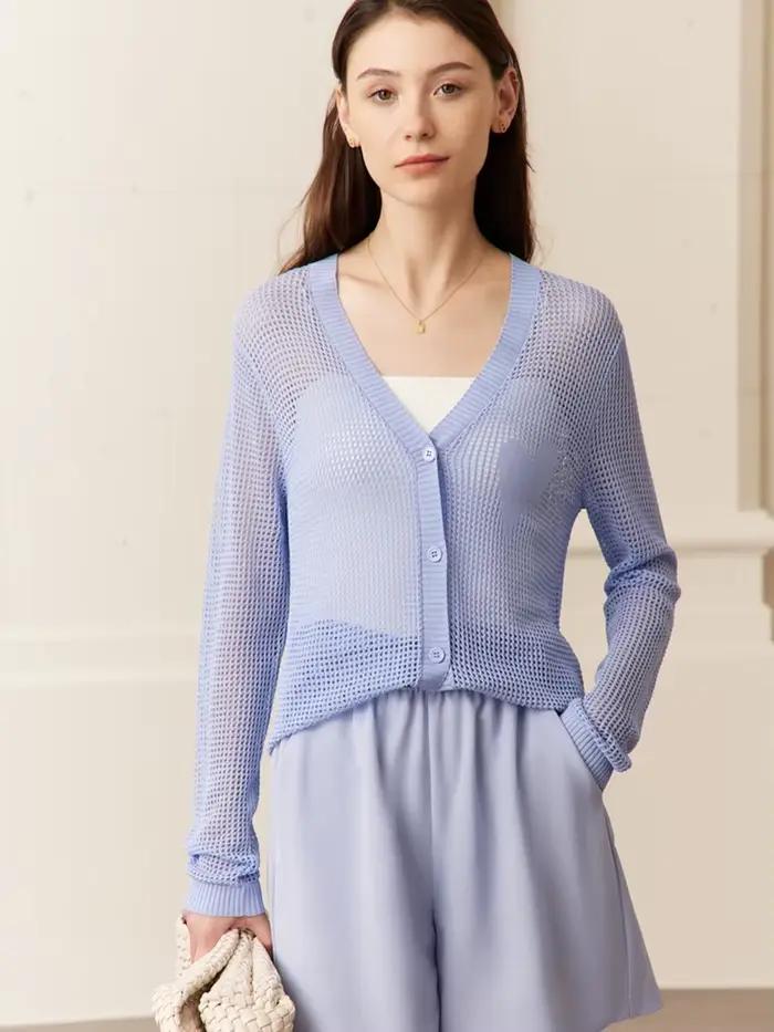 Cardigan minimaliste pour femme