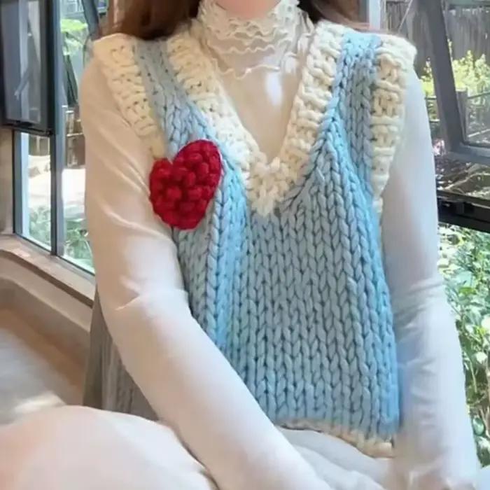 Gilet tricoté pour femmes